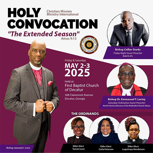 Holy Convocation 2025 flyer